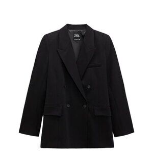 ZARA BASIC BLAZER BLACK SIZE XS  | 9106/187/800